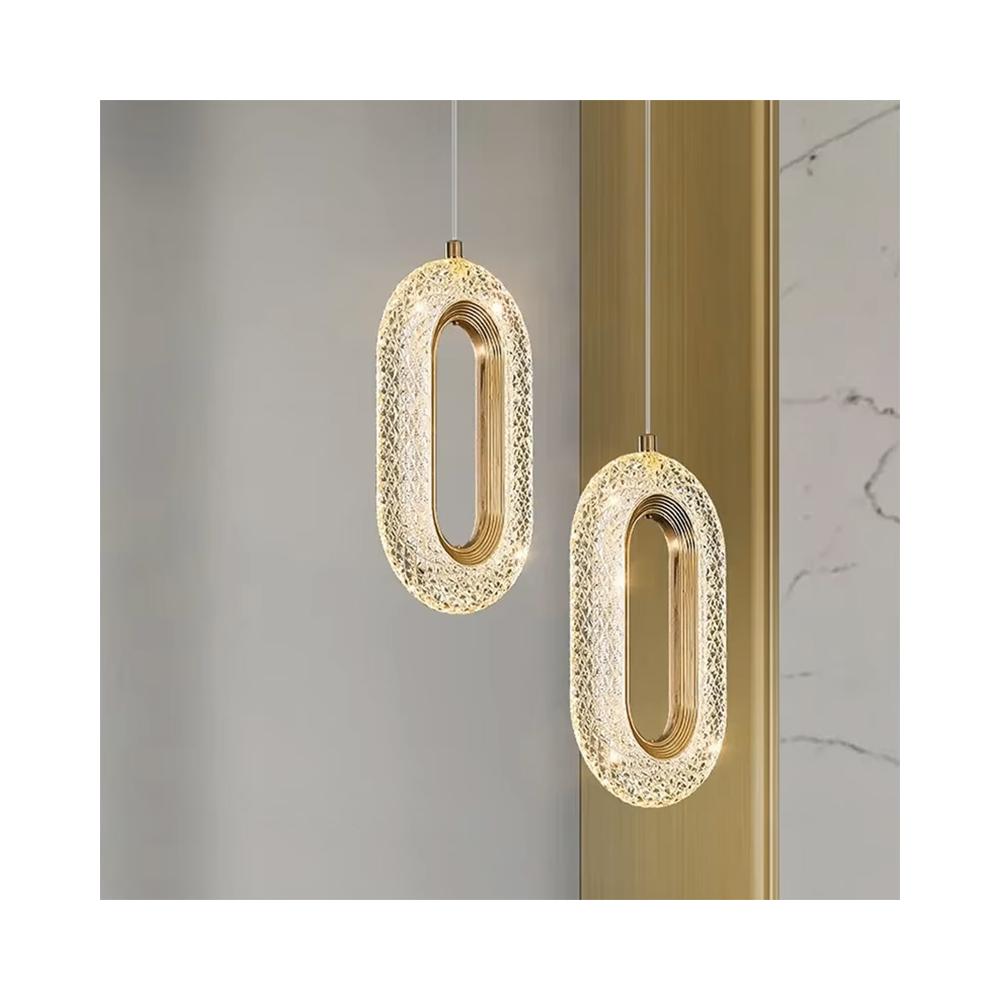 HÄNGLANDE KRISTALLAMPA LED G113-1CP Guld