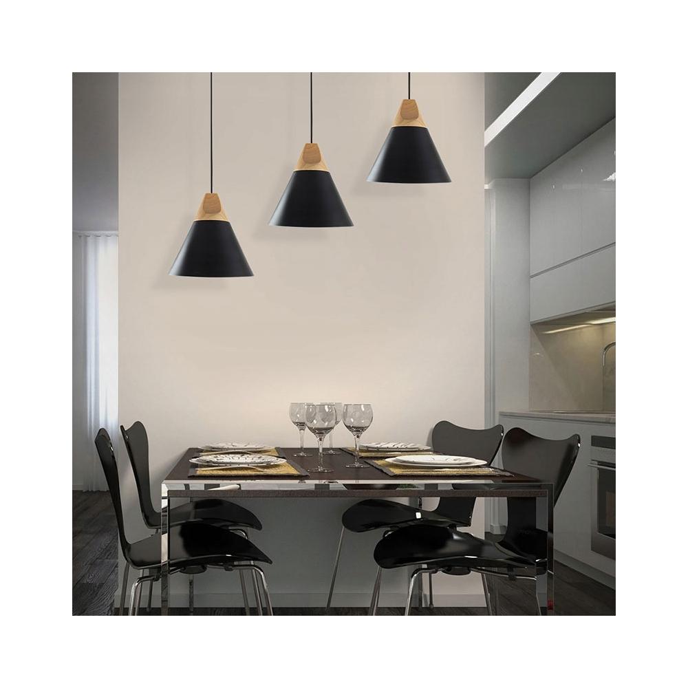 Lampa sufitowa wisząca Scandi A Czarna