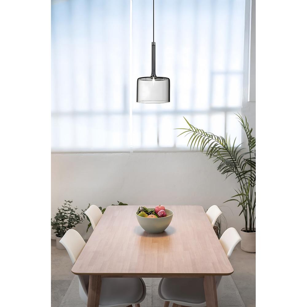 Taklampa hängande med glas lampskärm APP1701-1CP GREY A