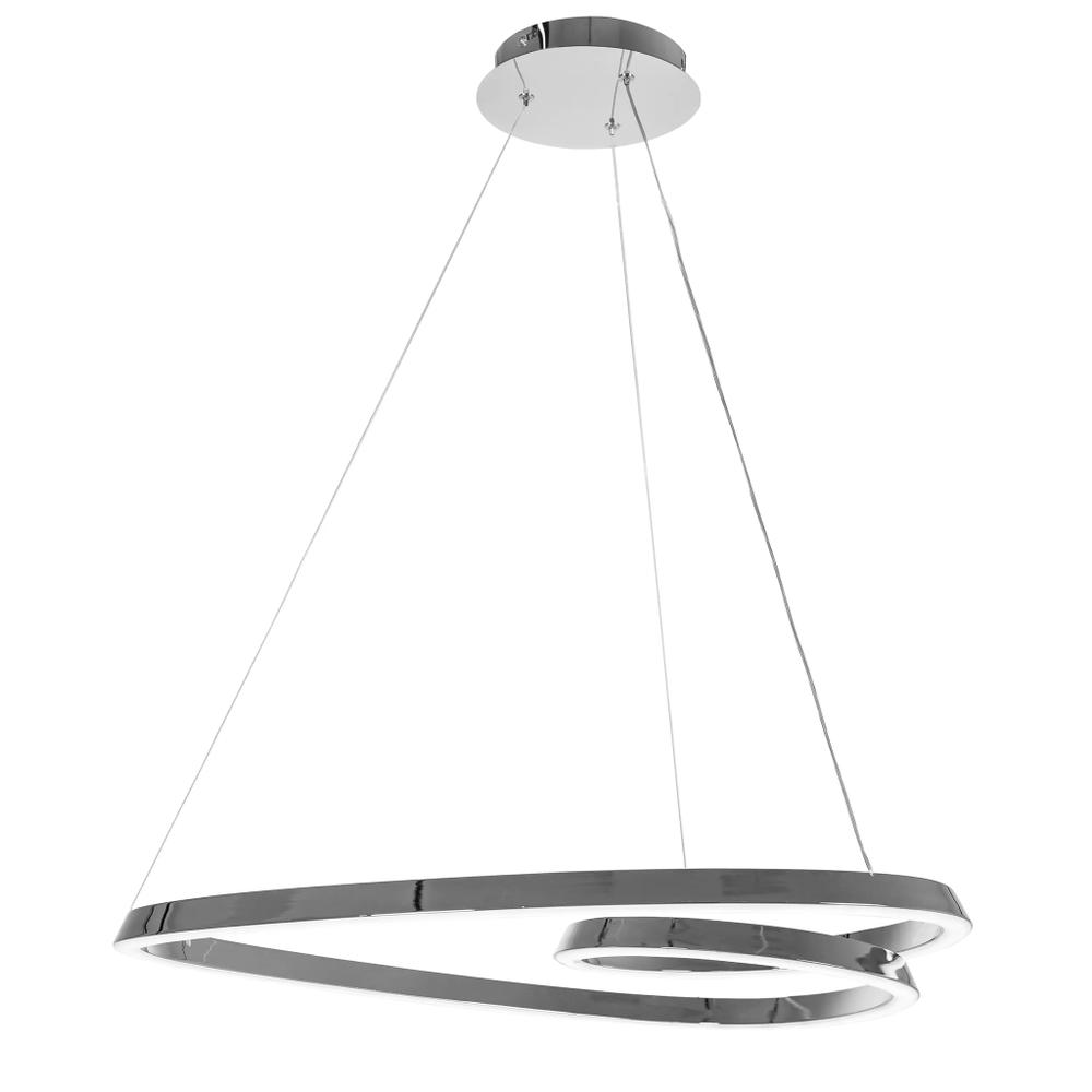 Taklampa Loop LED + Fjärrkontroll APP798-cp Krom