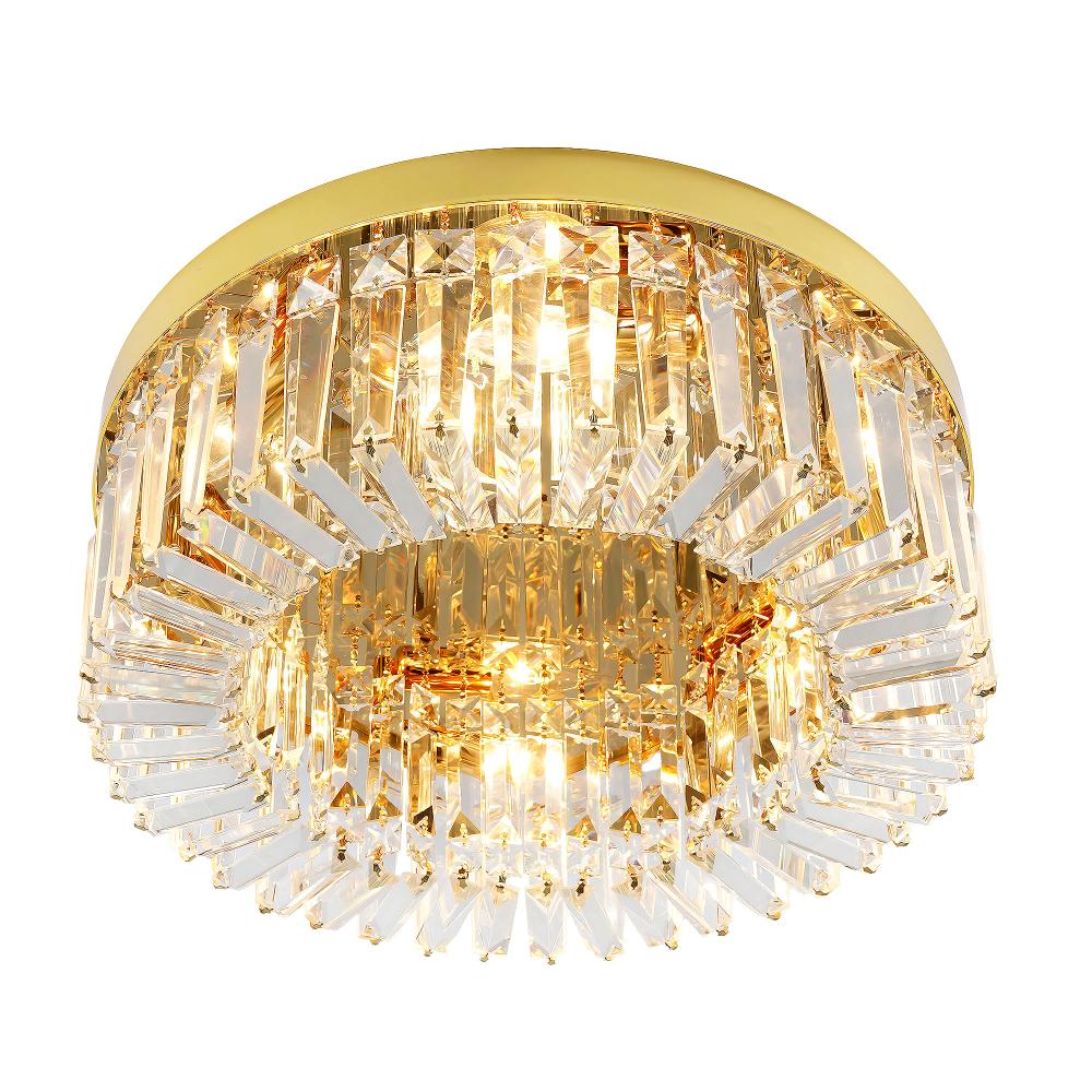 KRYSKTALLAMPA PLAFOND APP1729-8C 60 cm GULD