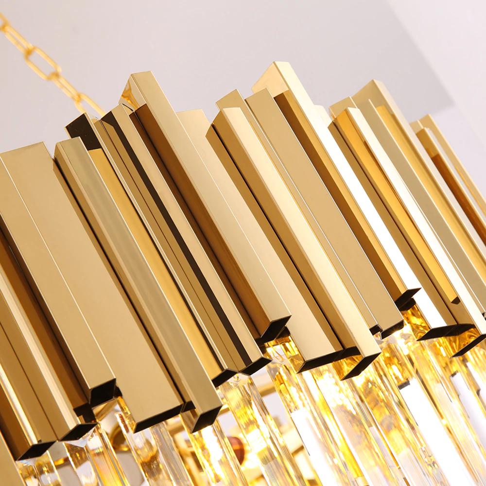 Kristalltaklampa APP601-C Guld