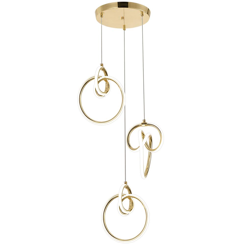 HÄNGLAMPA LED G072-3CPR Guld