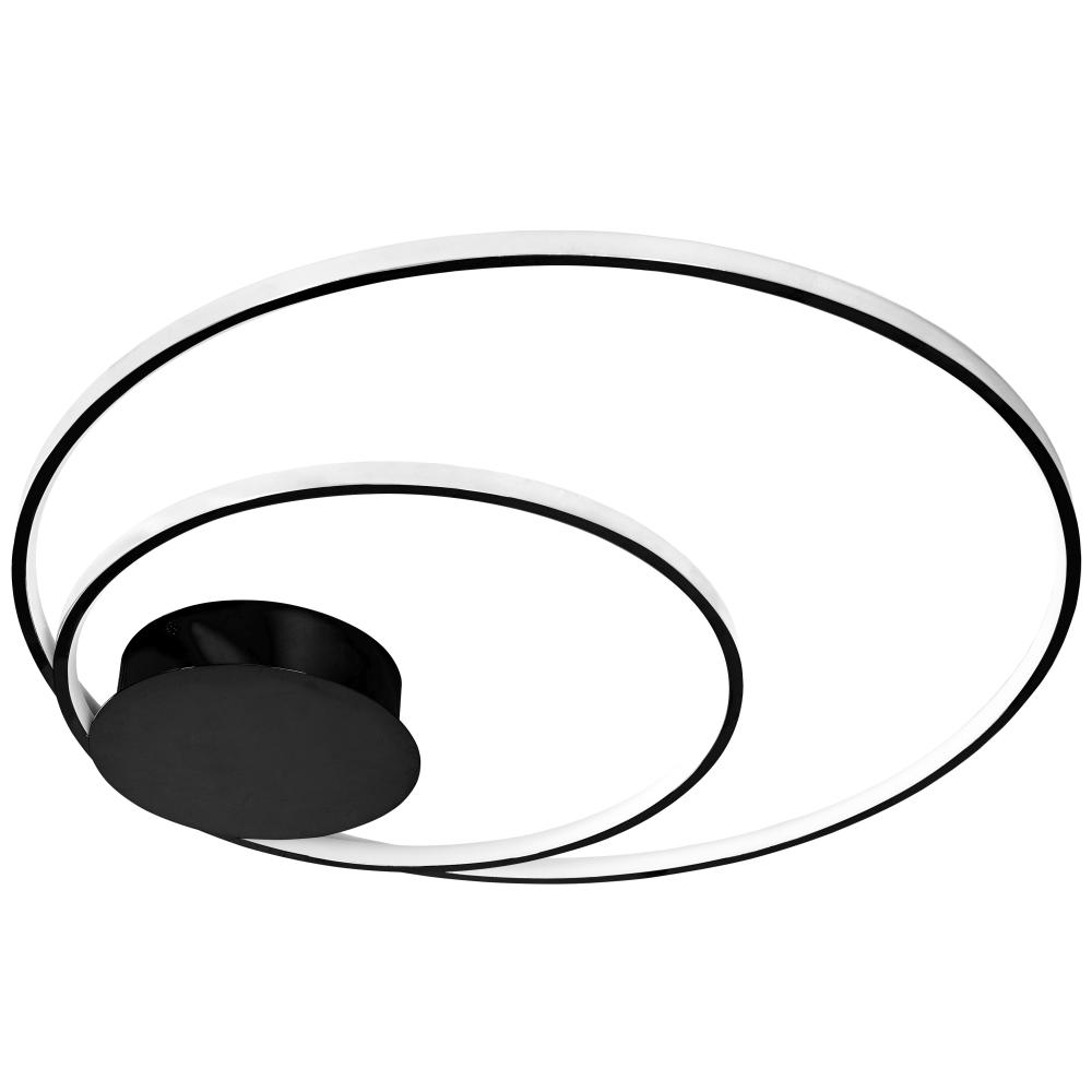 TAKLAMPA MED FJÄRRKONTROLL LED-PLAFOND APP802-C Svart