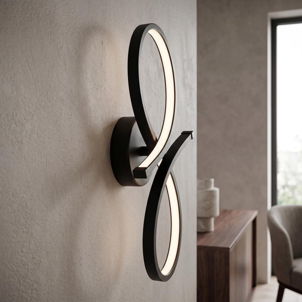 VÄGGLAMPA VÄGGSPOT LED APP1050-W Svart