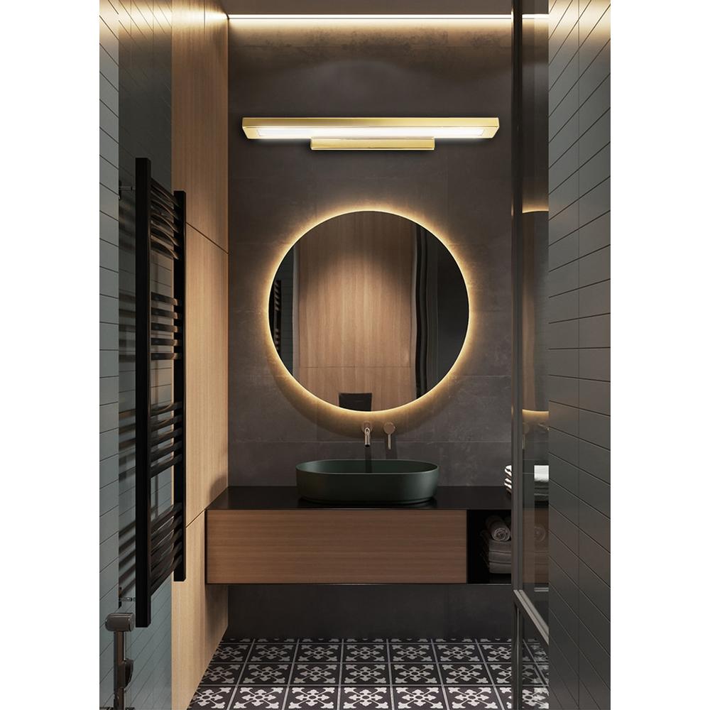 LED-vägglampa Gold 80 cm APP838-1W