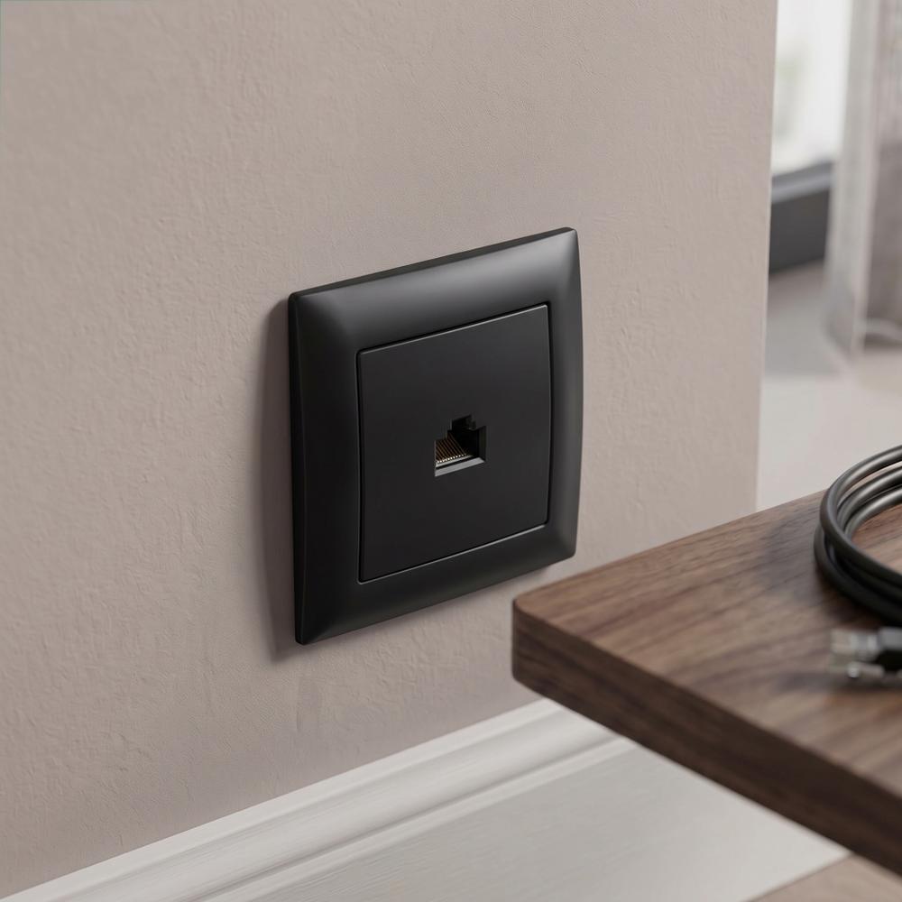 Розетка RJ45 с Рамка OSTE JNH010-S BLACK