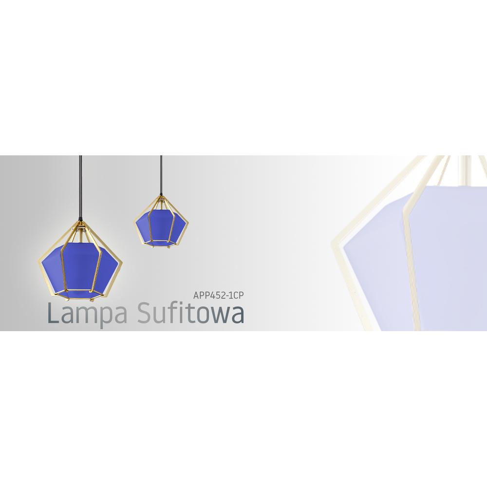 Hängande Taklampa Diamant APP452-1CP Blå