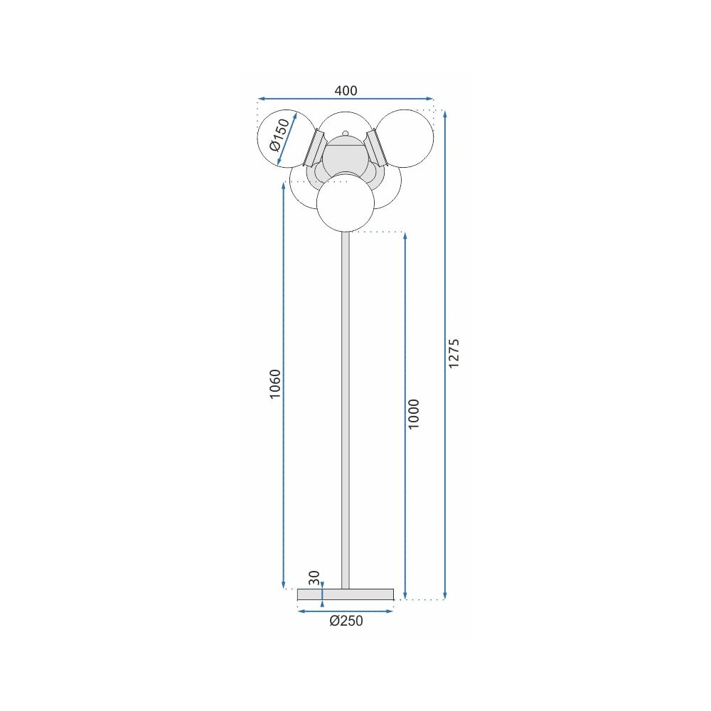 Golvlampa LOFT APP905-6F
