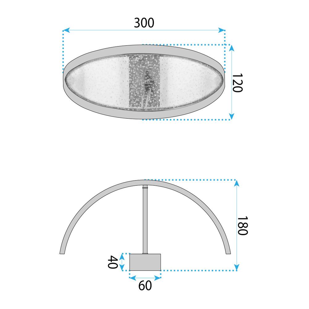 Vägglampa LED G137-W Roséguld