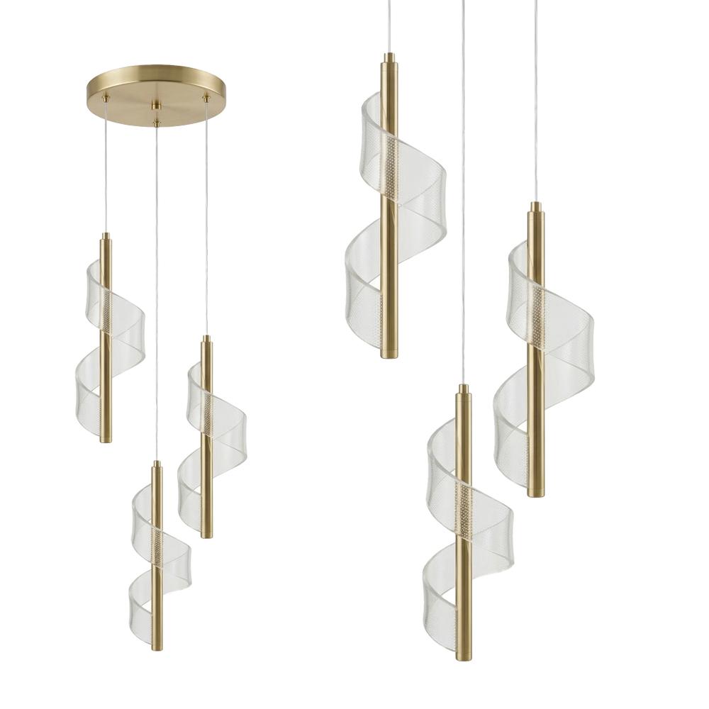 TAKLAMPA HÄNGANDE LED G178-3CP GULD