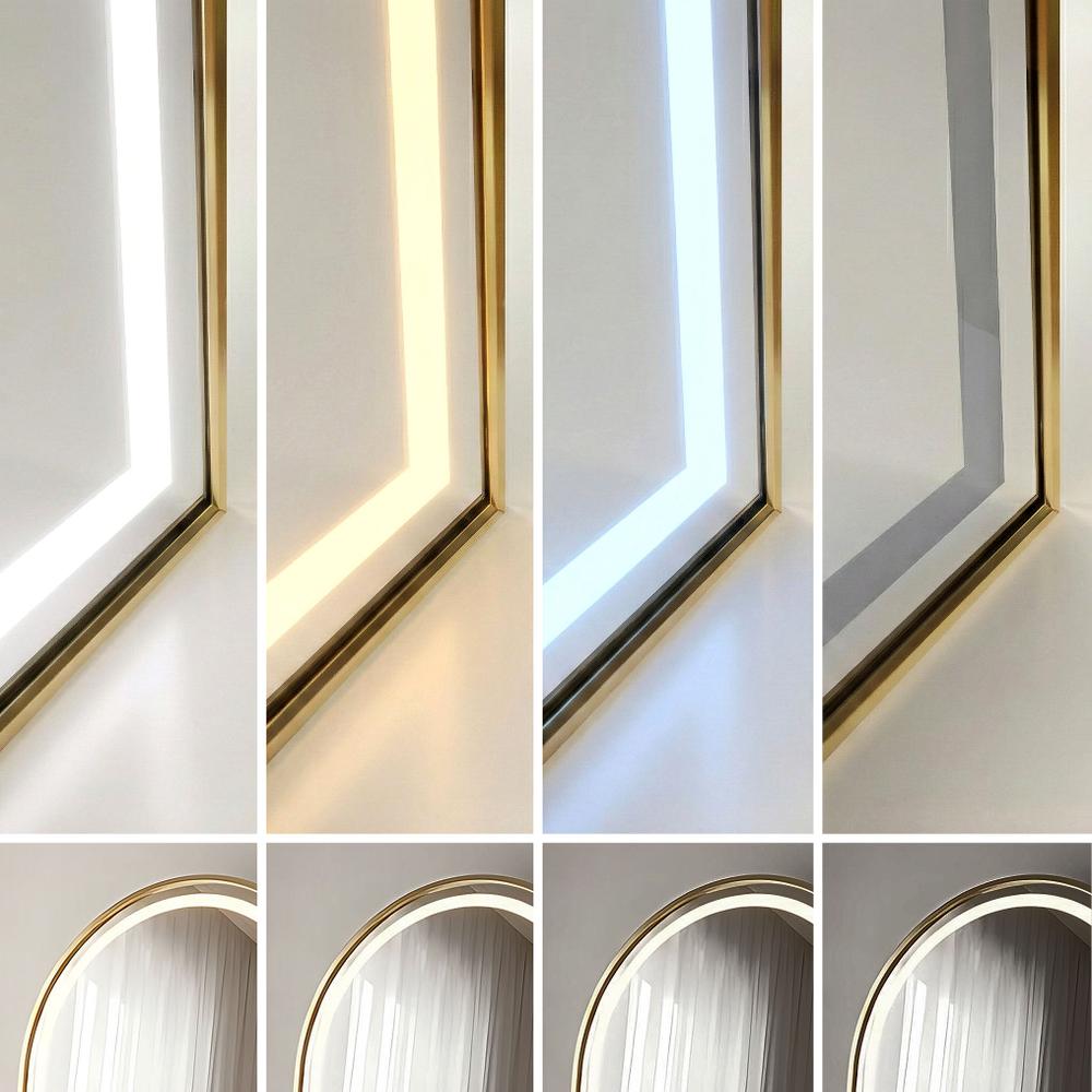 LED-SPEGEL Orbit 60x170 cm Borstat Guld
