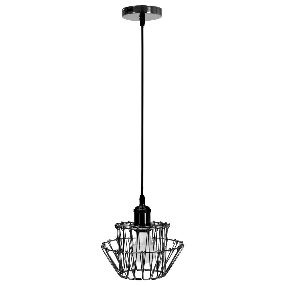 Taklampa Hängande APP941-1CP Set 36 cm Svart