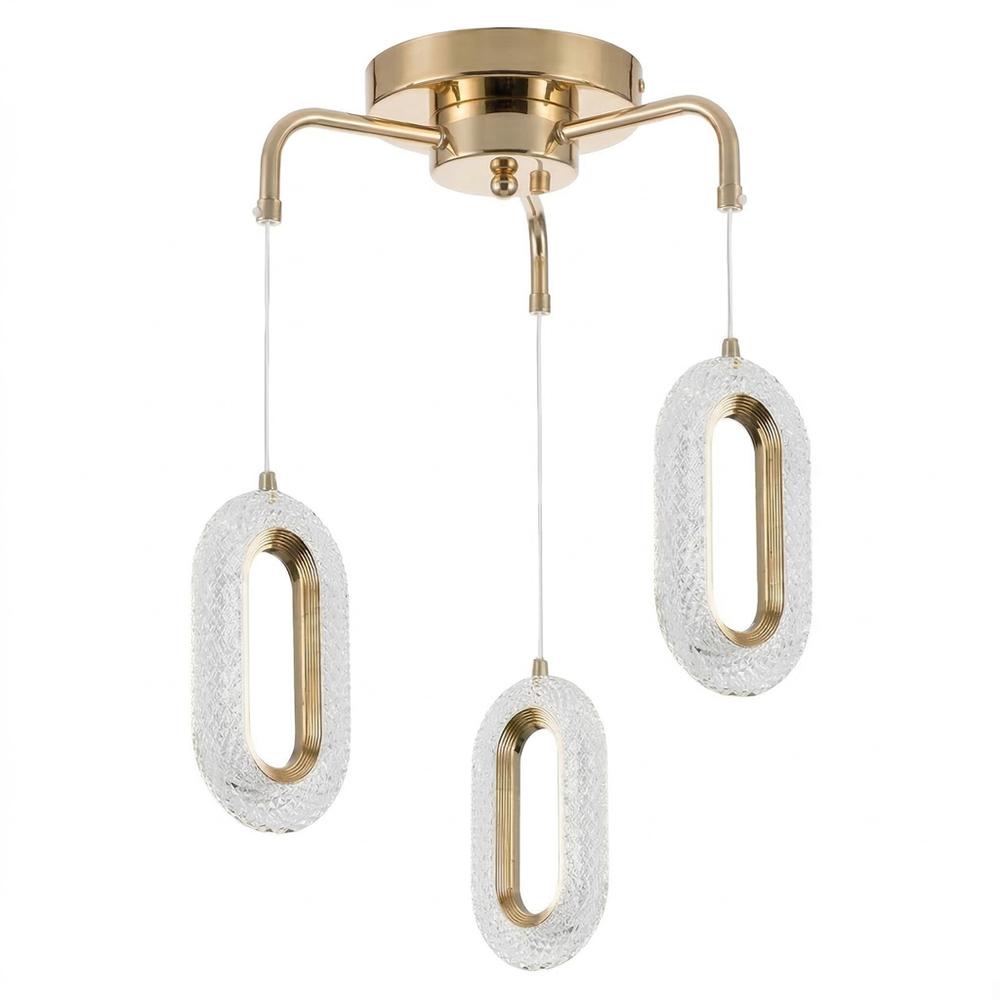 TAKLAMPA HÄNGANDE LED G173-3CP GULD