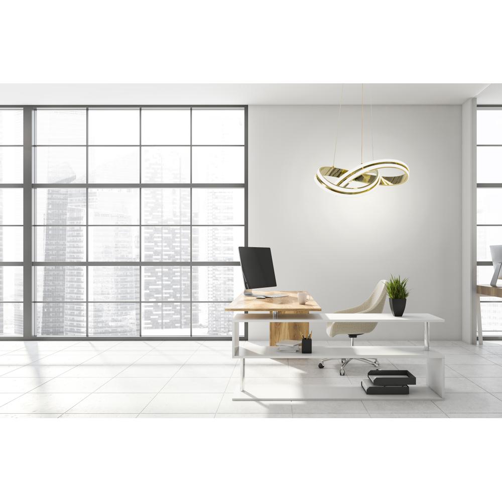 Modern takplafond LED + FJÄRRKONTROLL APP818-CP Guld