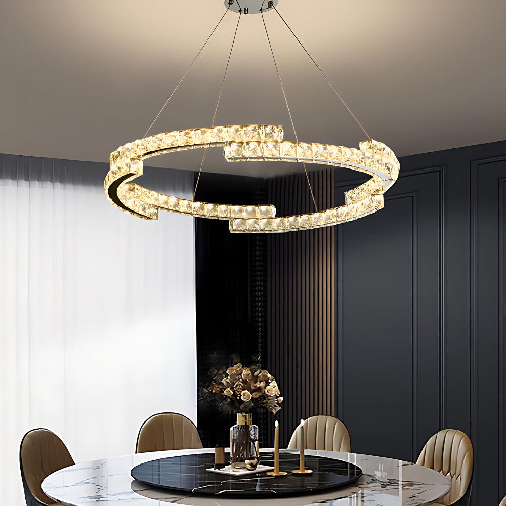 HÄNGANDE LED TAKLAMPA APP1770-CP KROM 60 cm