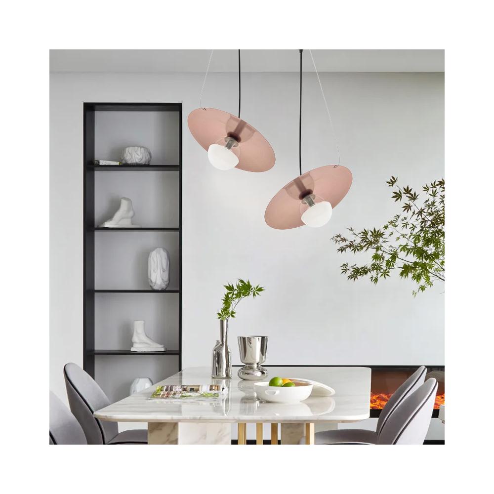 HÄNGANDE TAKLAMPA APP1418-CP svart/roséguld