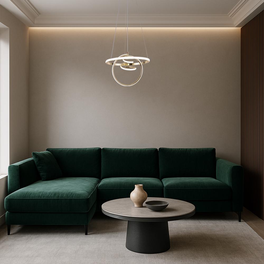 HÄNGLAMPA LED G066-CP Guld