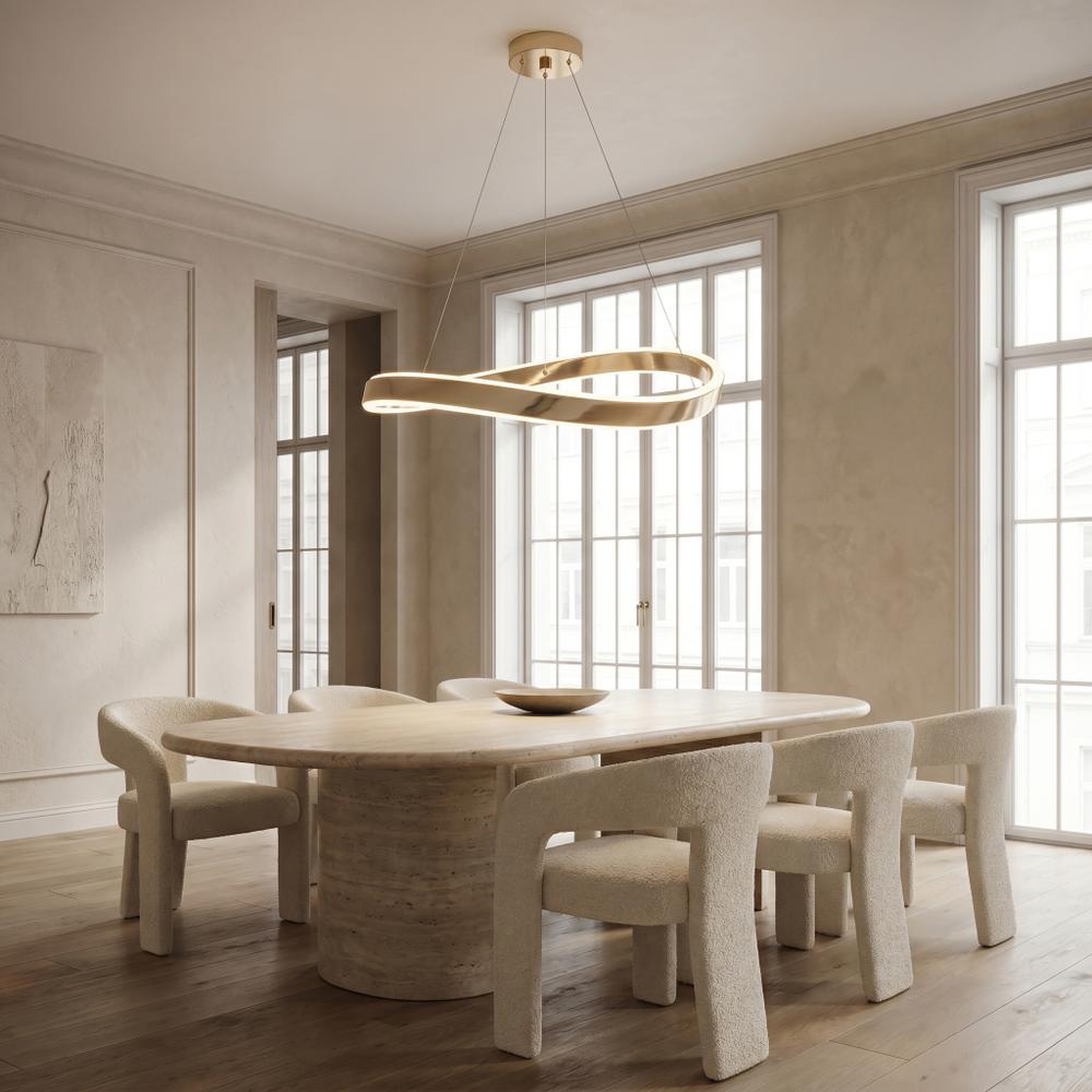 HÄNGANDE TAKLAMPA SWE068-CP 80cm GOLD