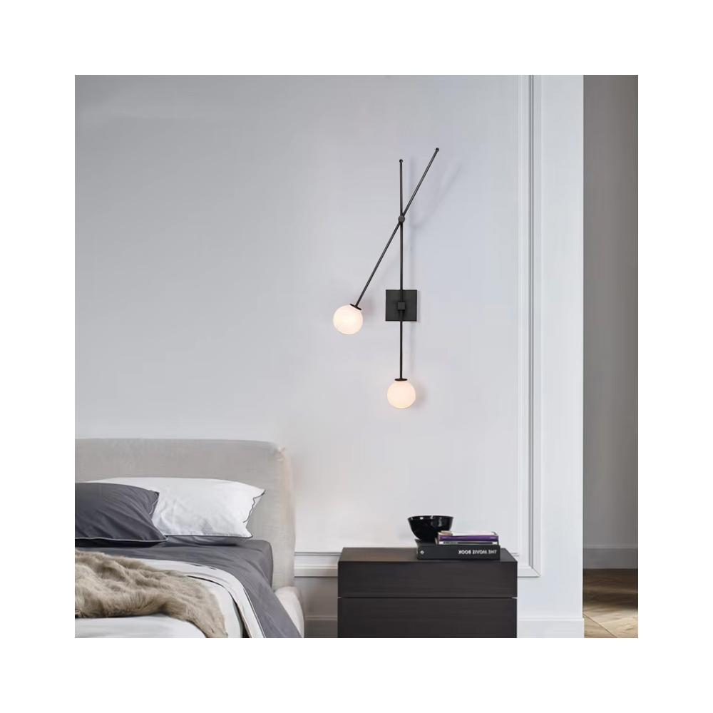 Vägglampa APP1595-2W svart