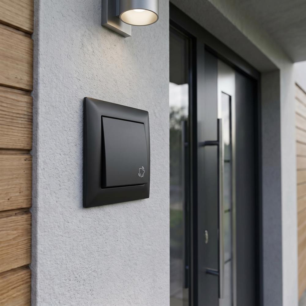 Uksekella Nupp OSTE JNH008-W BLACK