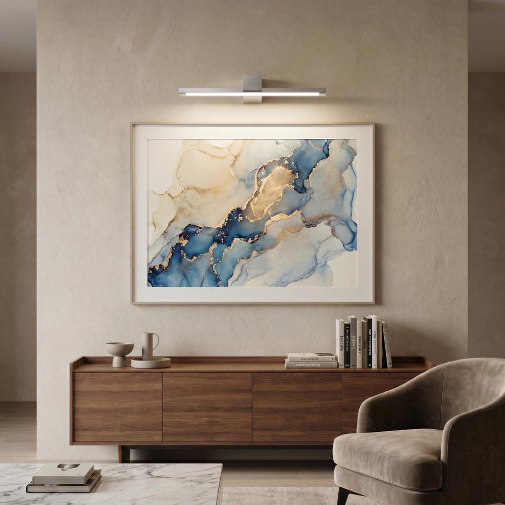 Badrum vägg LED-lampa SWE040-1W 40cm Chrome