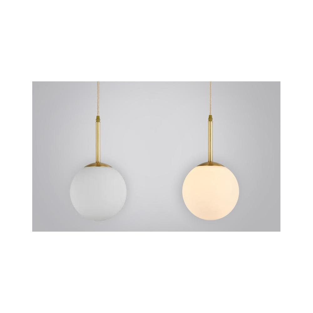 TAKLAMPA I GLAS APP431-1CP VIT