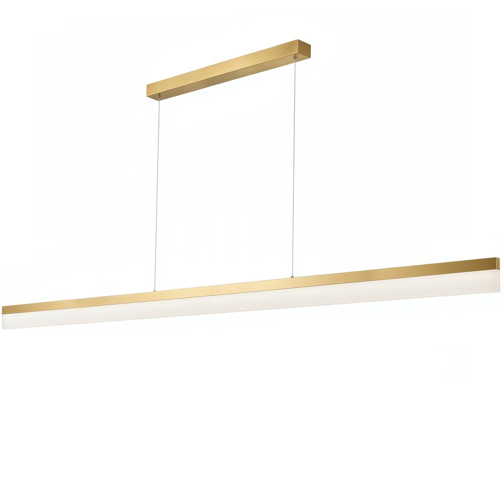 Hängande LED-lampa APP1697-CP 200 cm Borstad Guld