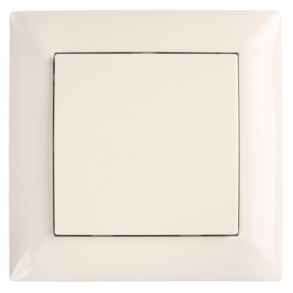 Single Switch with Frame OSTE JNH006-W BEIGE