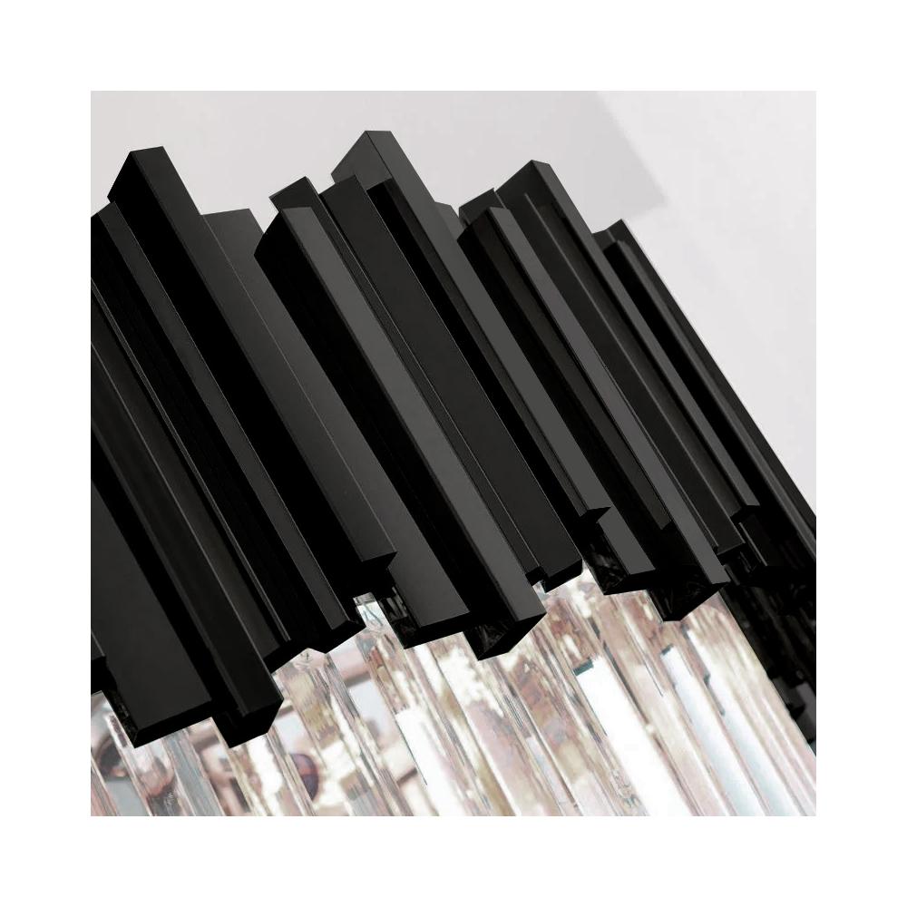 Krys­tall­takplafond APP1481-1C svart matt