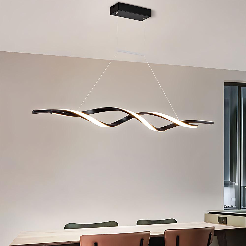 TAKLAMPA HÄNGANDE LED LHJ020-CP SVART