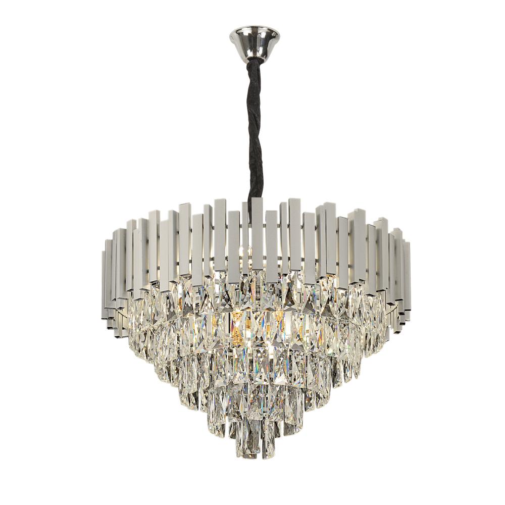 Hänglampa med kristaller G051-CP 50CM Krom
