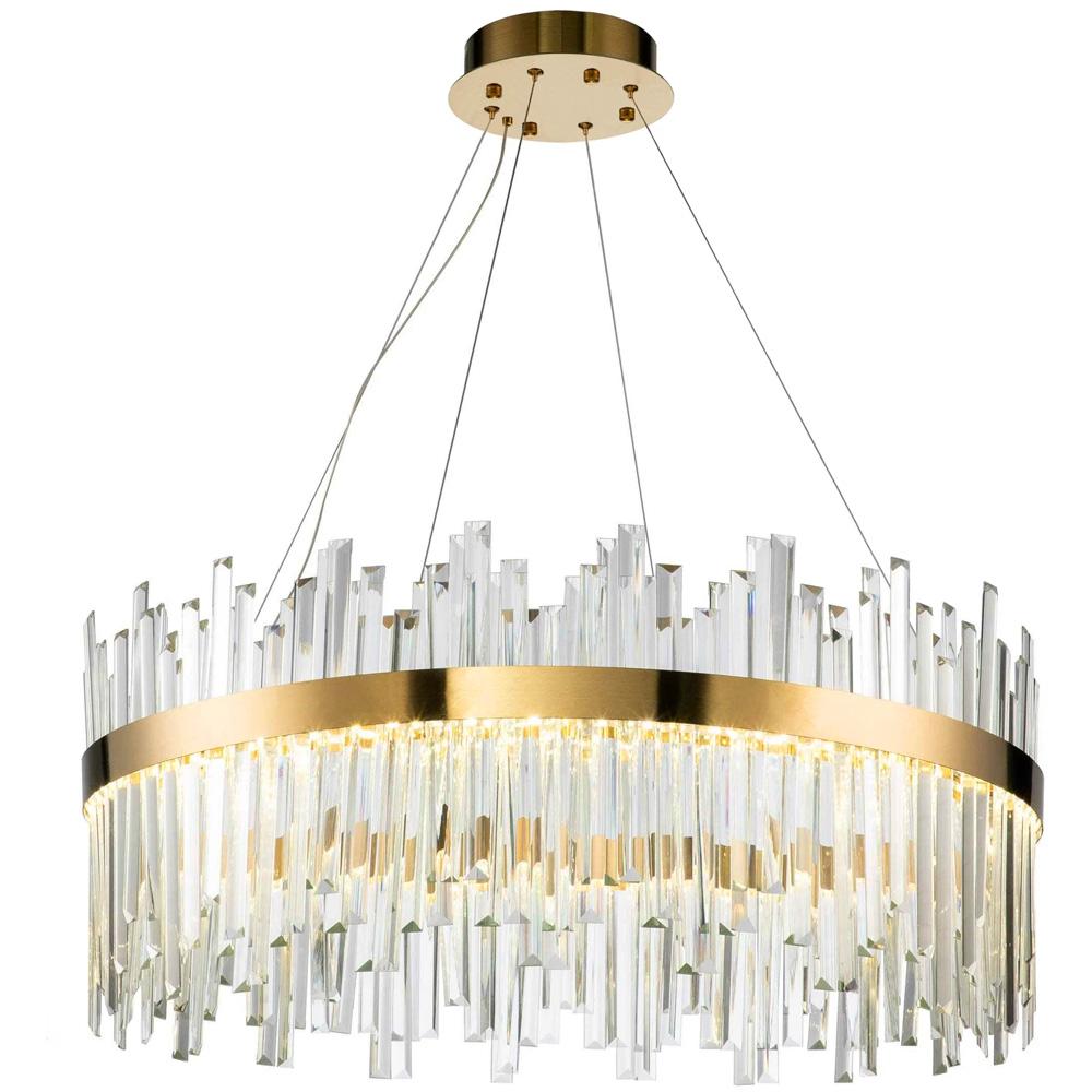 Kristalltaklampa APP1515-CP60 Guld
