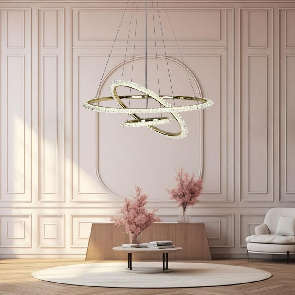 HÄNGLAMPA LED G036-CP GULD