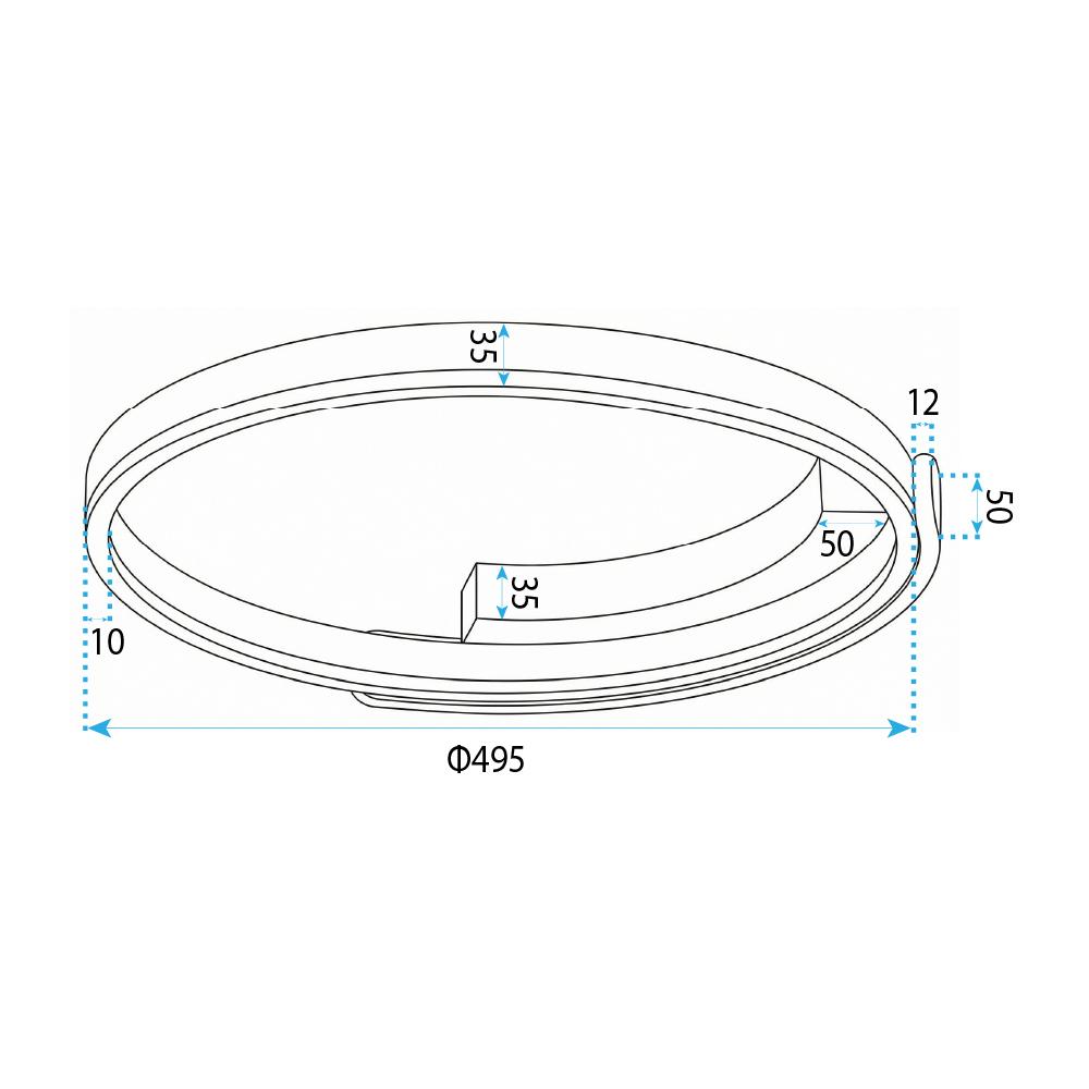 Taklampa LED APP1925-C Black