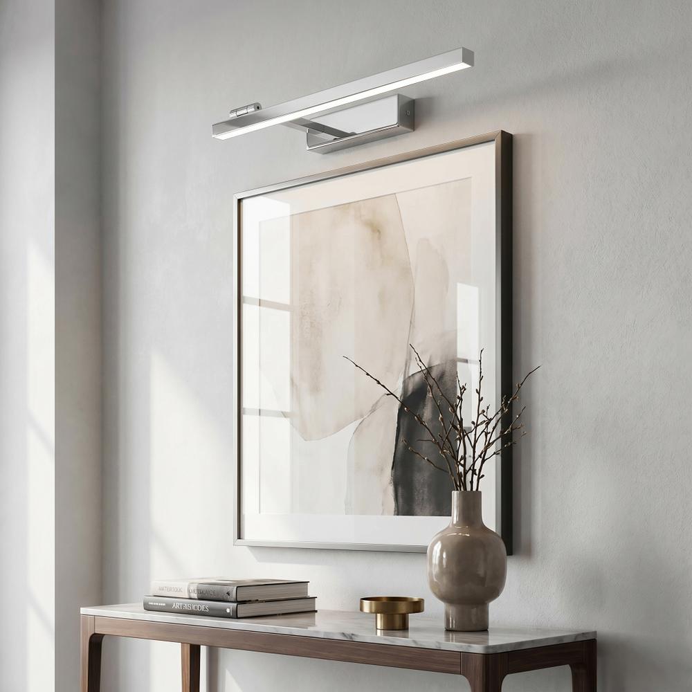 Badrum vägg LED-lampa SWE029-1W 60cm CHROME