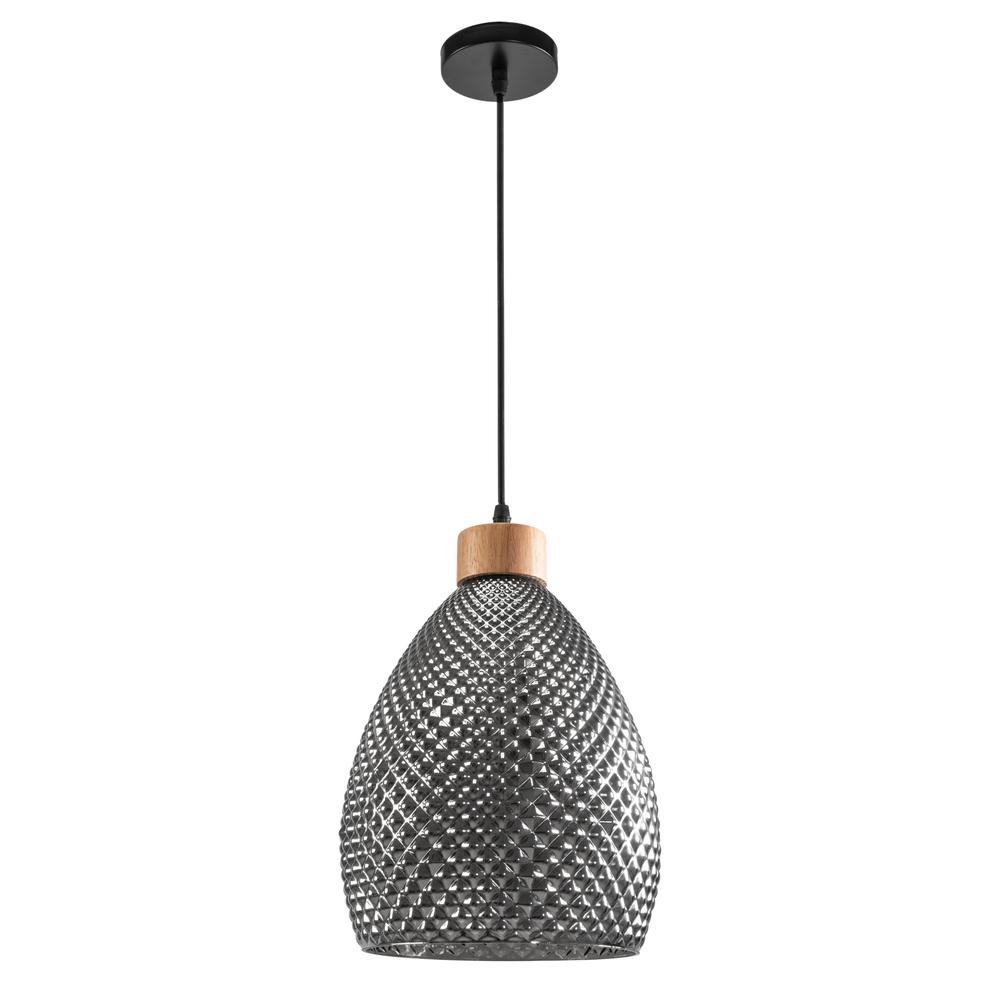 Retro glastaklampa APP897-1CP svart