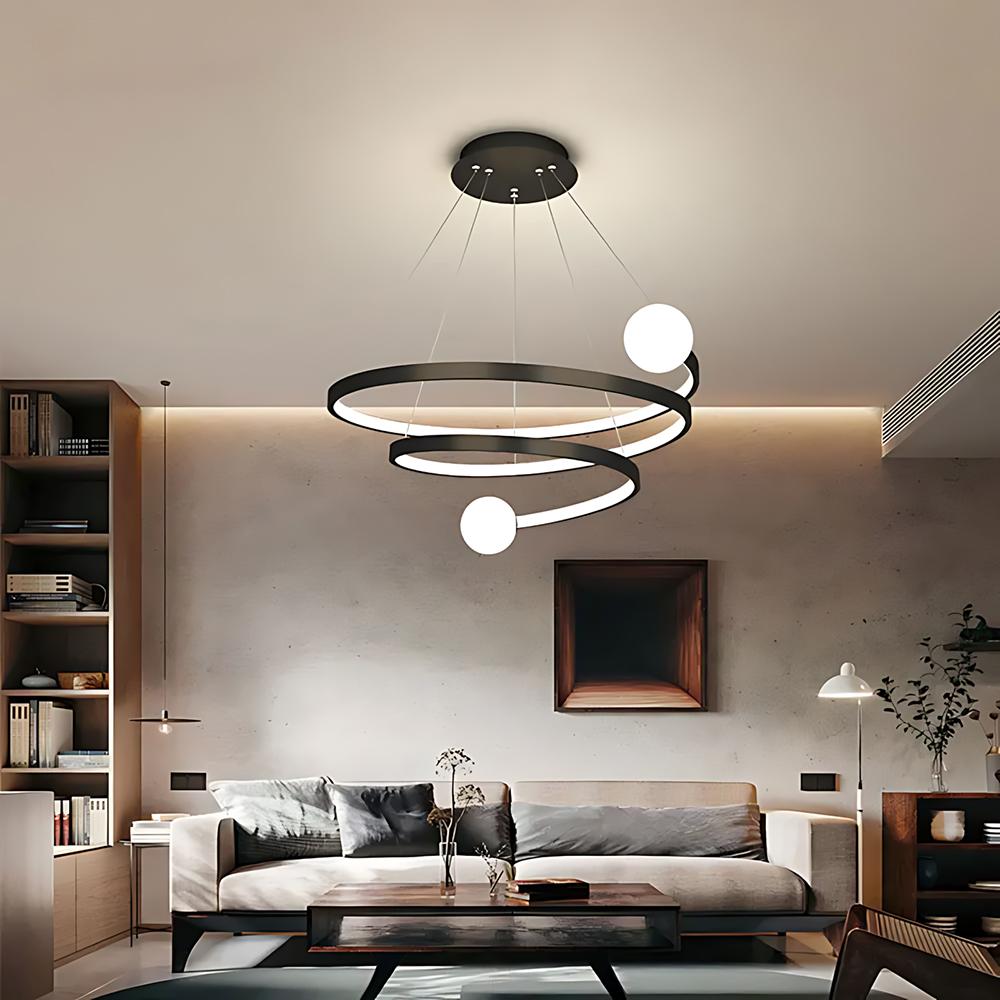LED-pendellampa LHJ029-CP SVART