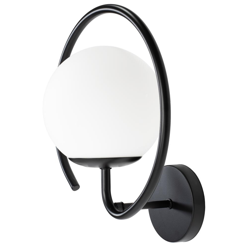 VÄGGLAMPA VÄGGLYKTA APP1152-1W Svart