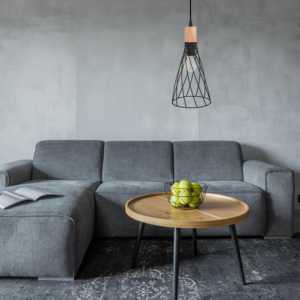 HÄNGANDE TAKLAMPA APP1268-1CP Svart