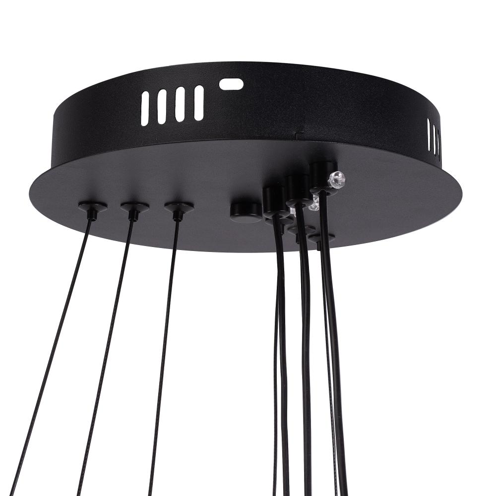 HÄNGANDE LED-LAMPA G040-3CP SVART