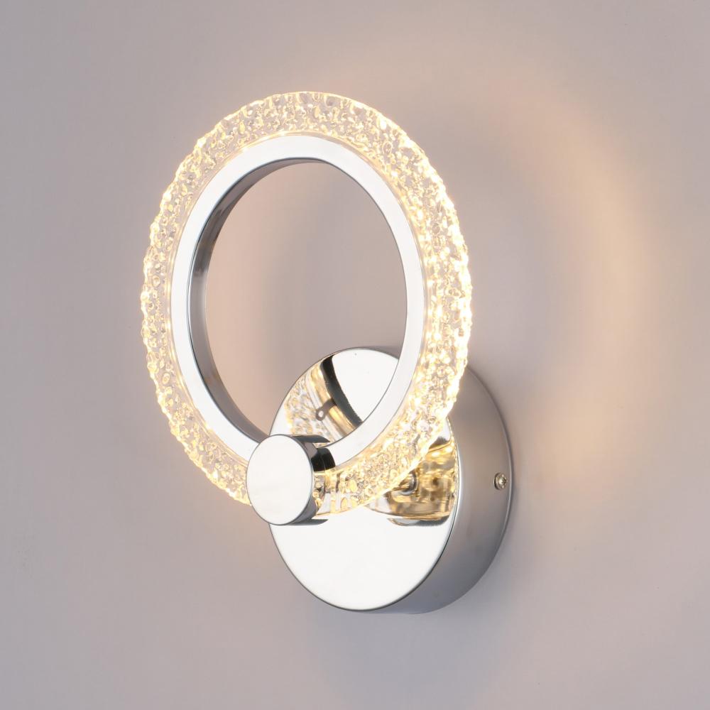 VÄGGLAMPA LED LHJ067-W KROM