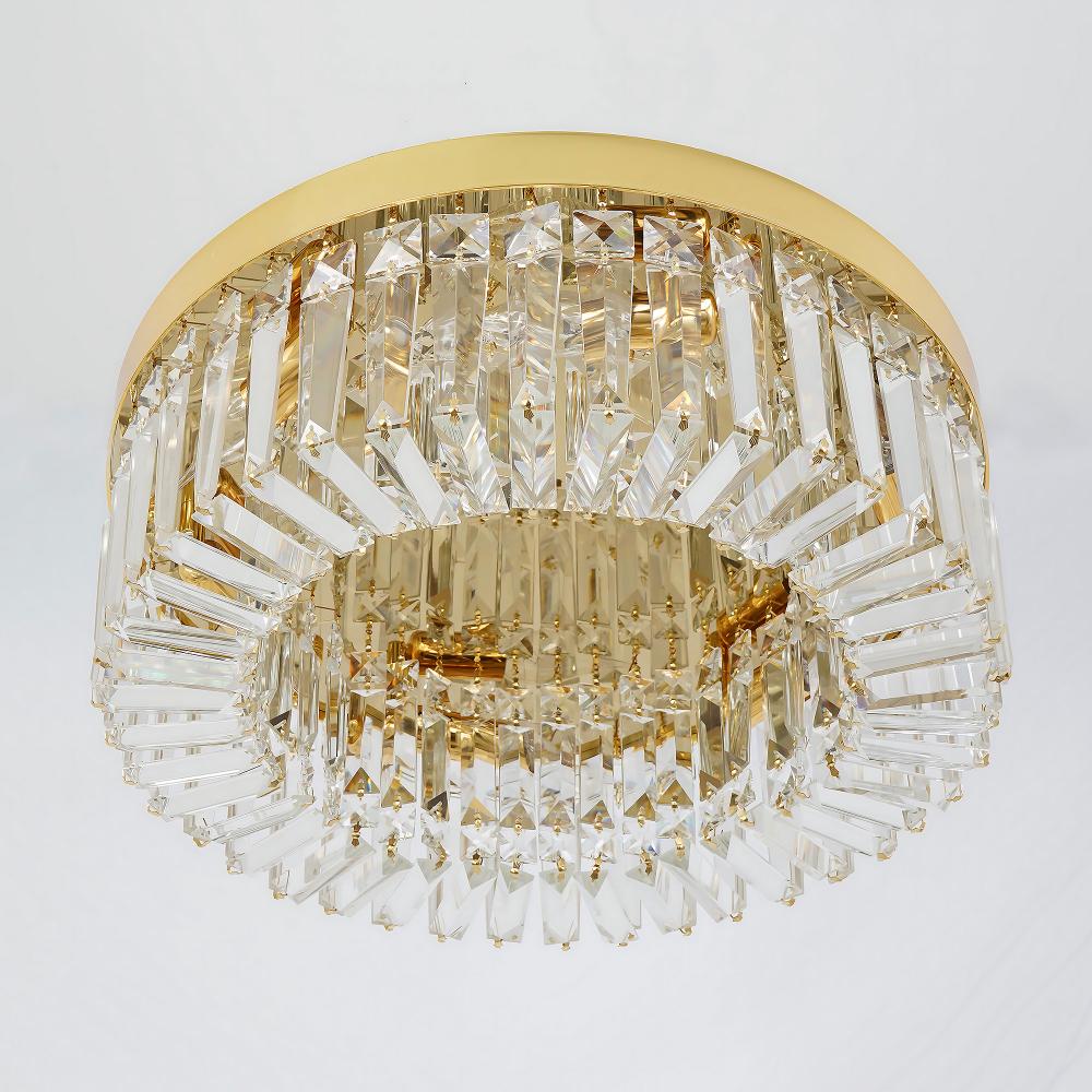 KRYSKTALLAMPA PLAFOND APP1729-8C 60 cm GULD