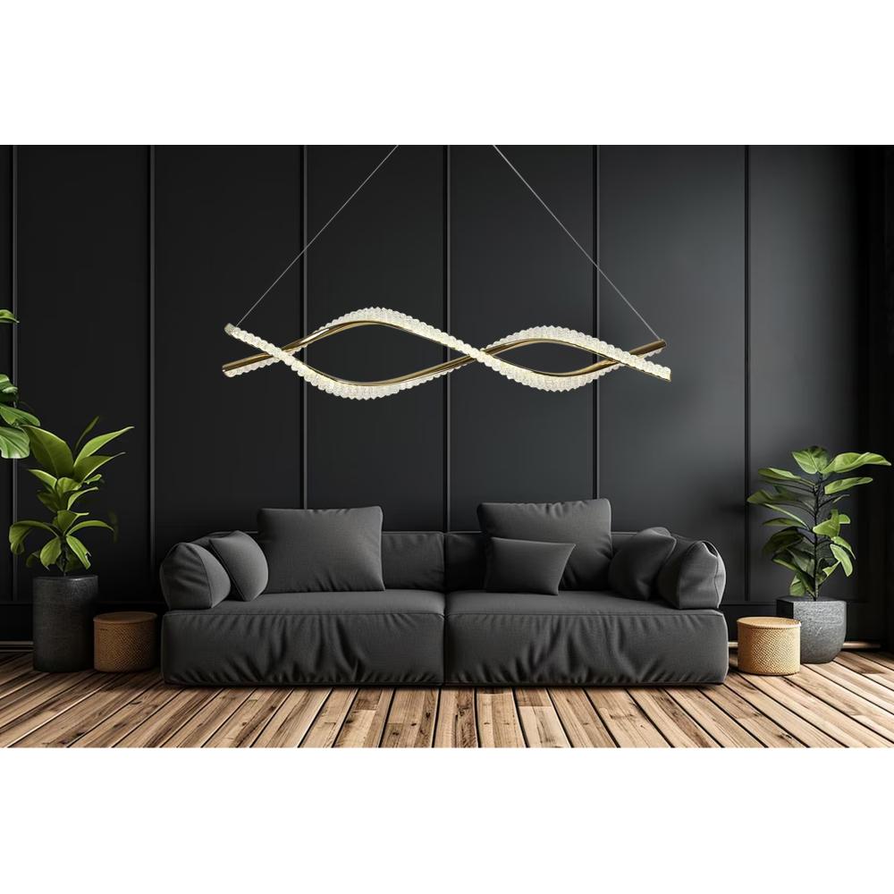 HÄNGLAMPA LED G033-CP GULD