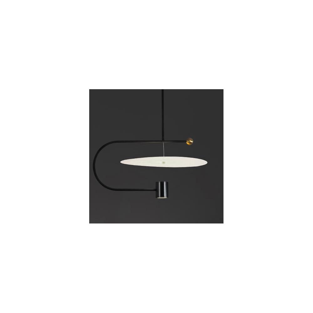 LED taklampa APP589-1CP svart