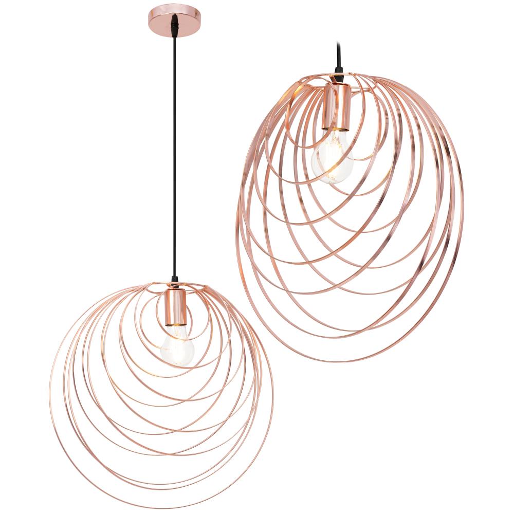 TAKLAMPA GEOMETRISK APP427-1CP Roséguld