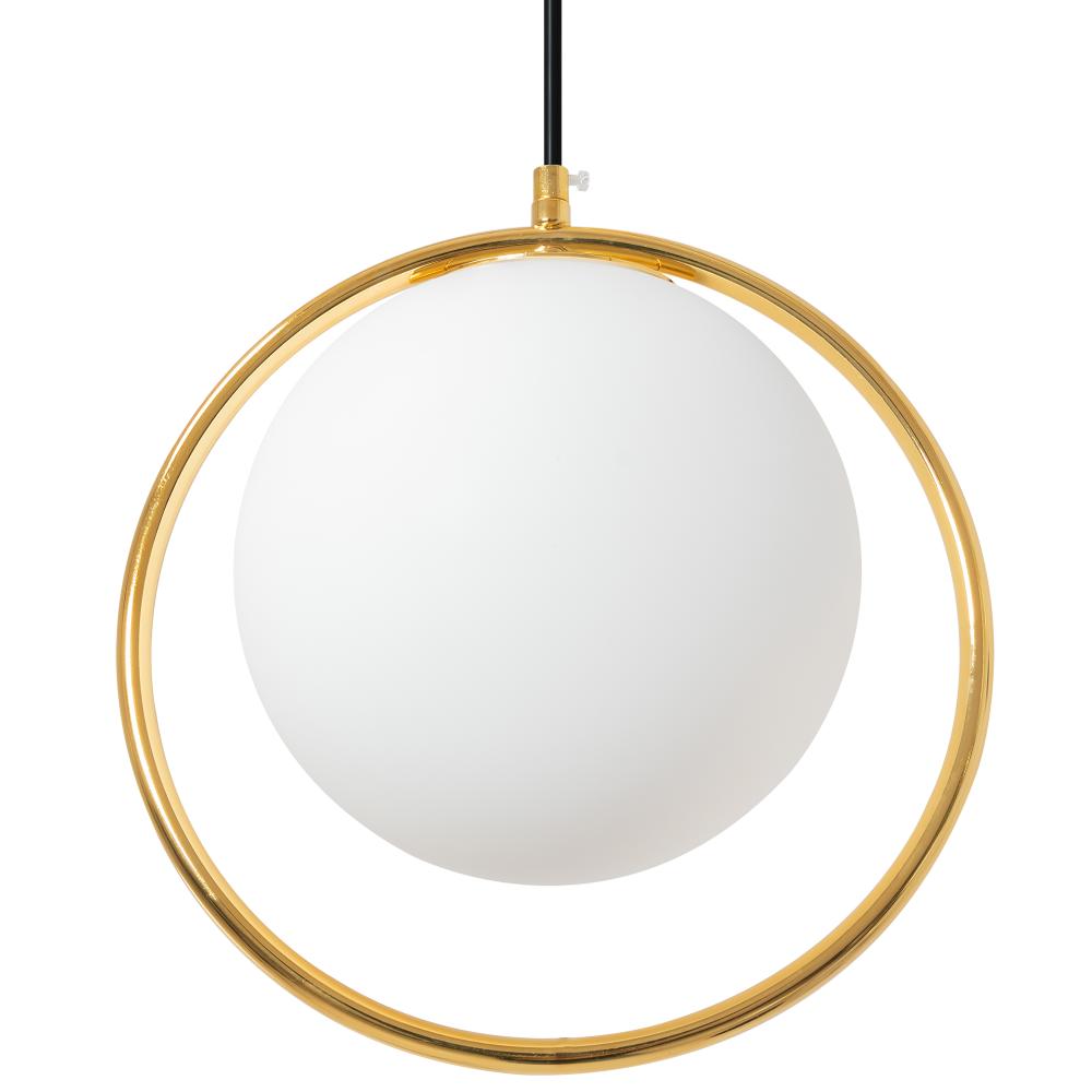 Glaspendellampa i tak med Takglob APP430-1CP Vit