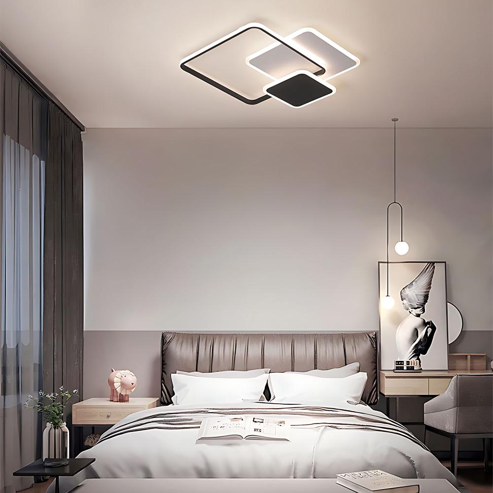 Taklampa LHJ079-C LED-plafond SVART