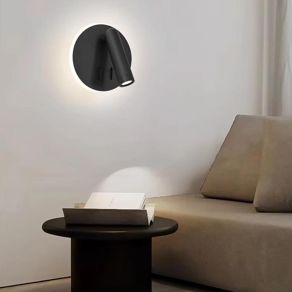 Vägglampa APP1614-1W svart