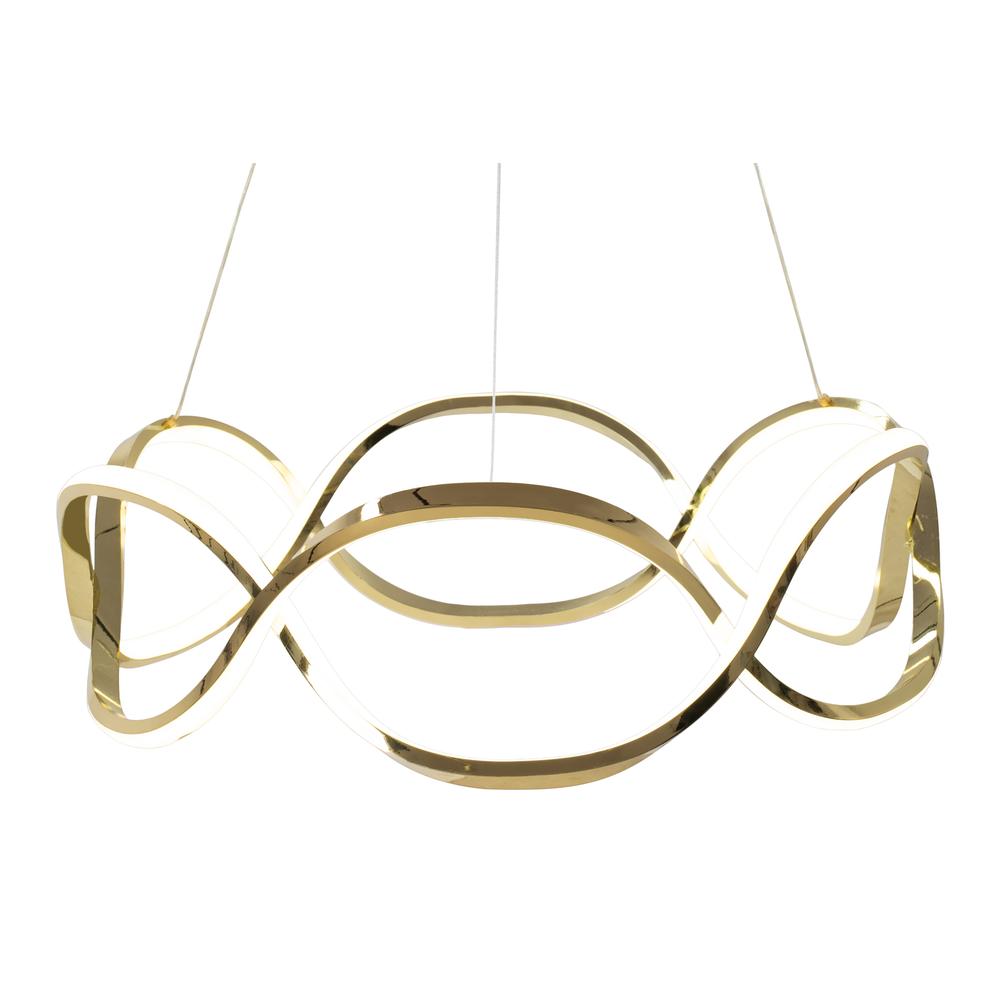 Modern taklampa LED + FJÄRRKONTROLL APP800-CP Twist Guld